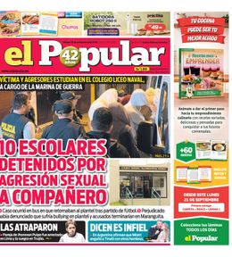 Edición Impresa - El Popular | Lima - Viernes 18 de Setiembre del 2026