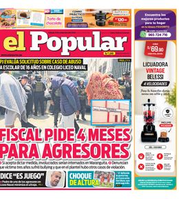 Edición Impresa - El Popular | Lima - Sabado 19 de Setiembre del 2026