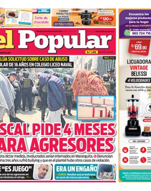 Edición Impresa - El Popular | Sur - Sabado 19 de Setiembre del 2026