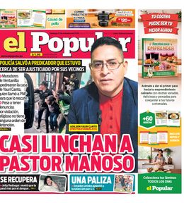 Edición Impresa - El Popular | Lima - Domingo 27 de Setiembre del 2026