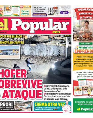 Edición Impresa - El Popular | Sur - Jueves 01 de Octubre del 2026