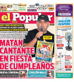 Edición Impresa - El Popular | Lima - Sabado 03 de Octubre del 2026