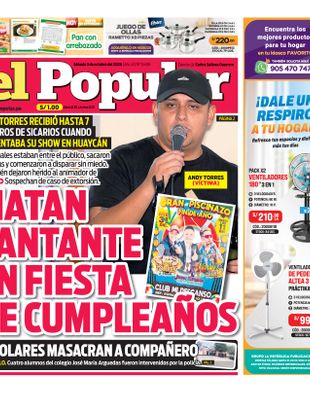 Edición Impresa - El Popular | Norte - Sabado 03 de Octubre del 2026