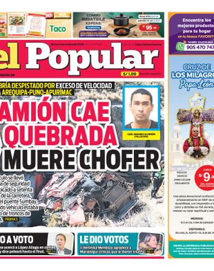 Edición Impresa - El Popular | Sur - Martes 06 de Octubre del 2026
