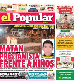 Edición Impresa - El Popular | Lima - Jueves 08 de Octubre del 2026