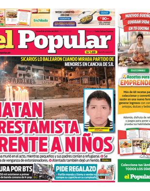 Edición Impresa - El Popular | Norte - Jueves 08 de Octubre del 2026