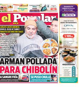 Edición Impresa - El Popular | Lima - Sabado 10 de Octubre del 2026