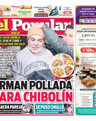 Edición Impresa - El Popular | Norte - Sabado 10 de Octubre del 2026