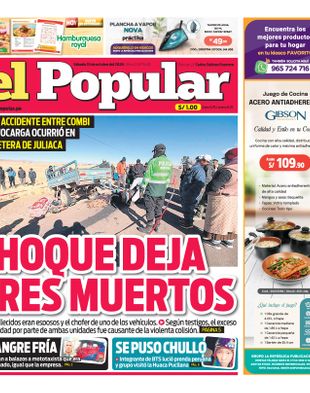 Edición Impresa - El Popular | Sur - Sabado 10 de Octubre del 2026