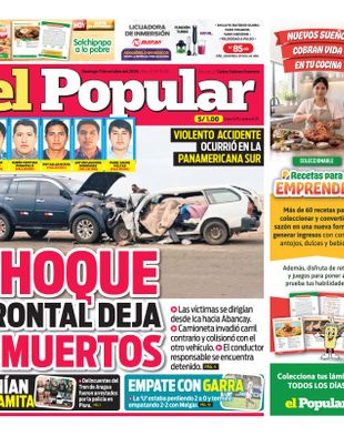 Edición Impresa - El Popular | Sur - Domingo 11 de Octubre del 2026