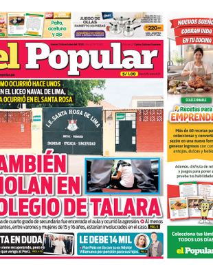 Edición Impresa - El Popular | Norte - Jueves 15 de Octubre del 2026
