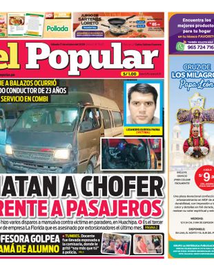Edición Impresa - El Popular | Norte - Sabado 17 de Octubre del 2026