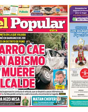 Edición Impresa - El Popular | Sur - Sabado 17 de Octubre del 2026