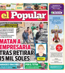 Edición Impresa - El Popular | Lima - Lunes 19 de Octubre del 2026
