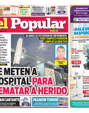 Edición Impresa - El Popular | Norte - Martes 20 de Octubre del 2026