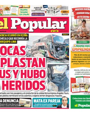 Edición Impresa - El Popular | Sur - Miercoles 21 de Octubre del 2026